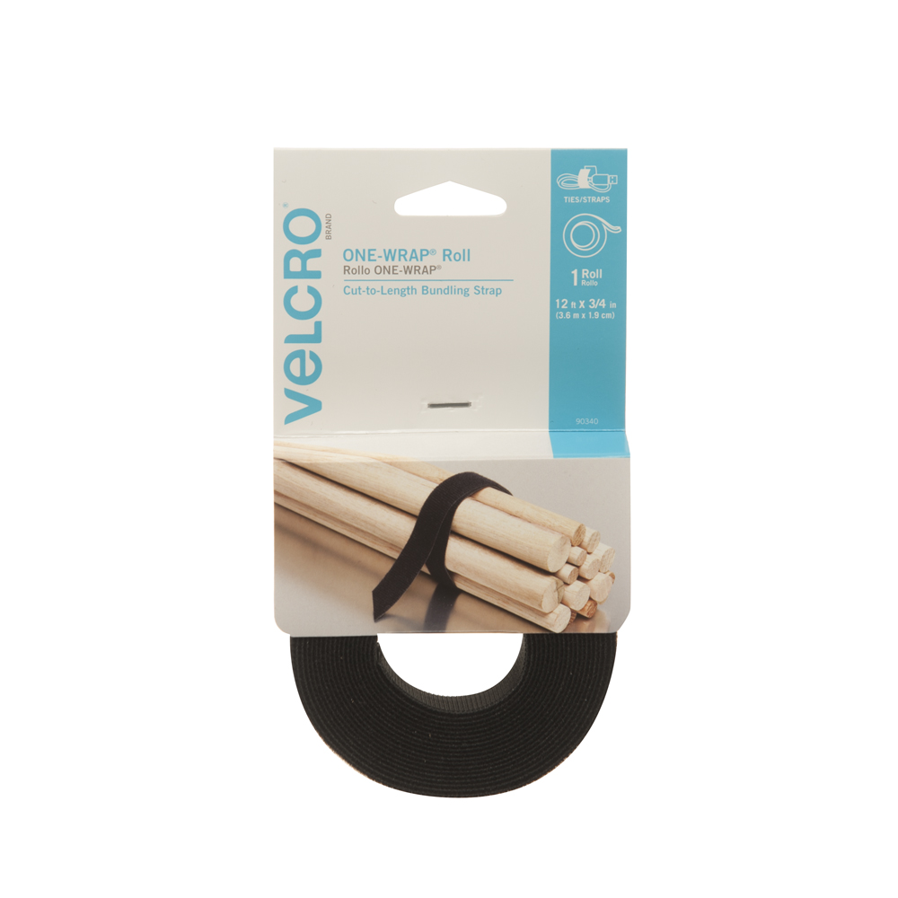 VELCRO ONE WRAP CABLE TIES x 2 20mm x 13cm WHITE SOFT-FEEL HOME ACCESSORIES! 