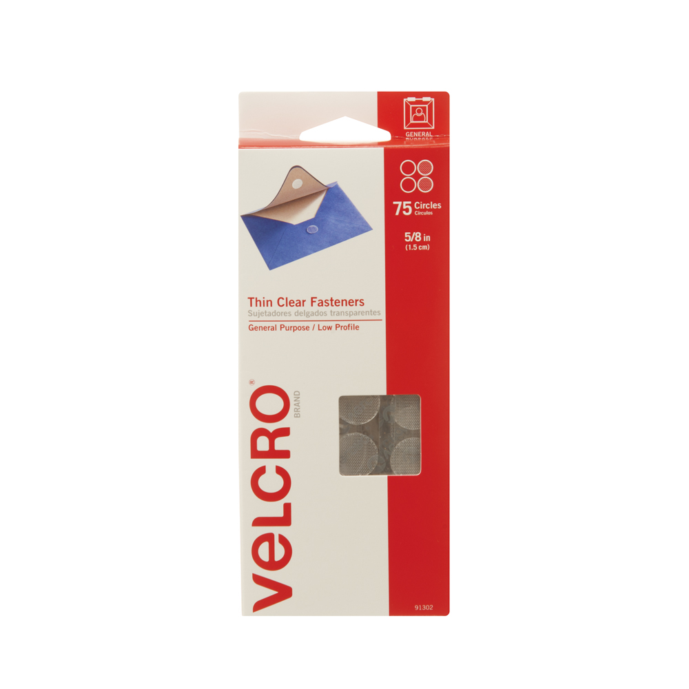 VELCRO® Brand Thin Clear Fasteners