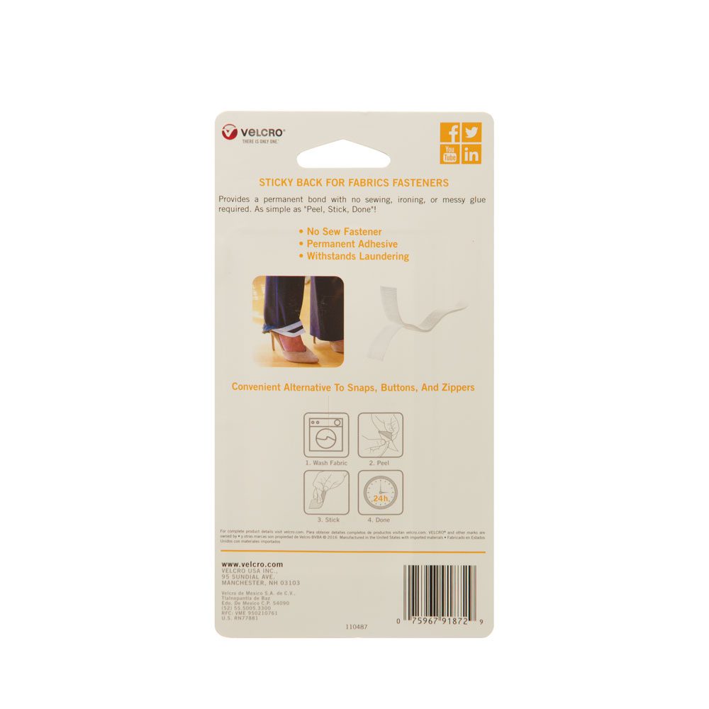 Buy VELCRO® Brand Adhesive Sticky Back Fasteners Online