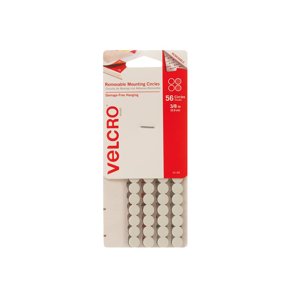 VELCRO Brand Removable Mounting Circles Square Strips Tape