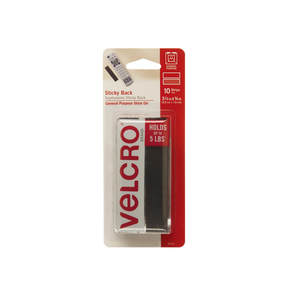 Genuine VELCRO® STICK ON HOOK & LOOP TAPE Sticky Fastener 20mm x 1m WHITE Colour 