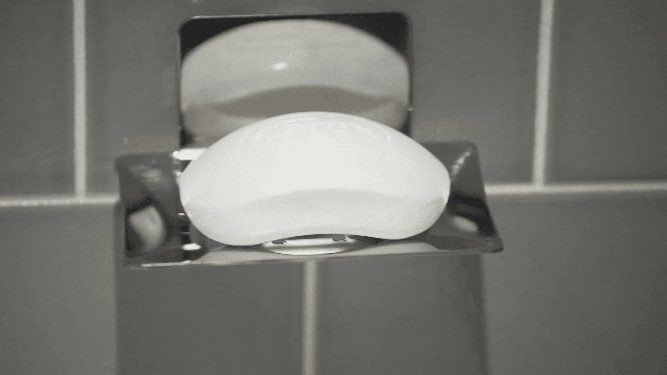 How to Start Organizing A Messy House soap dish hung