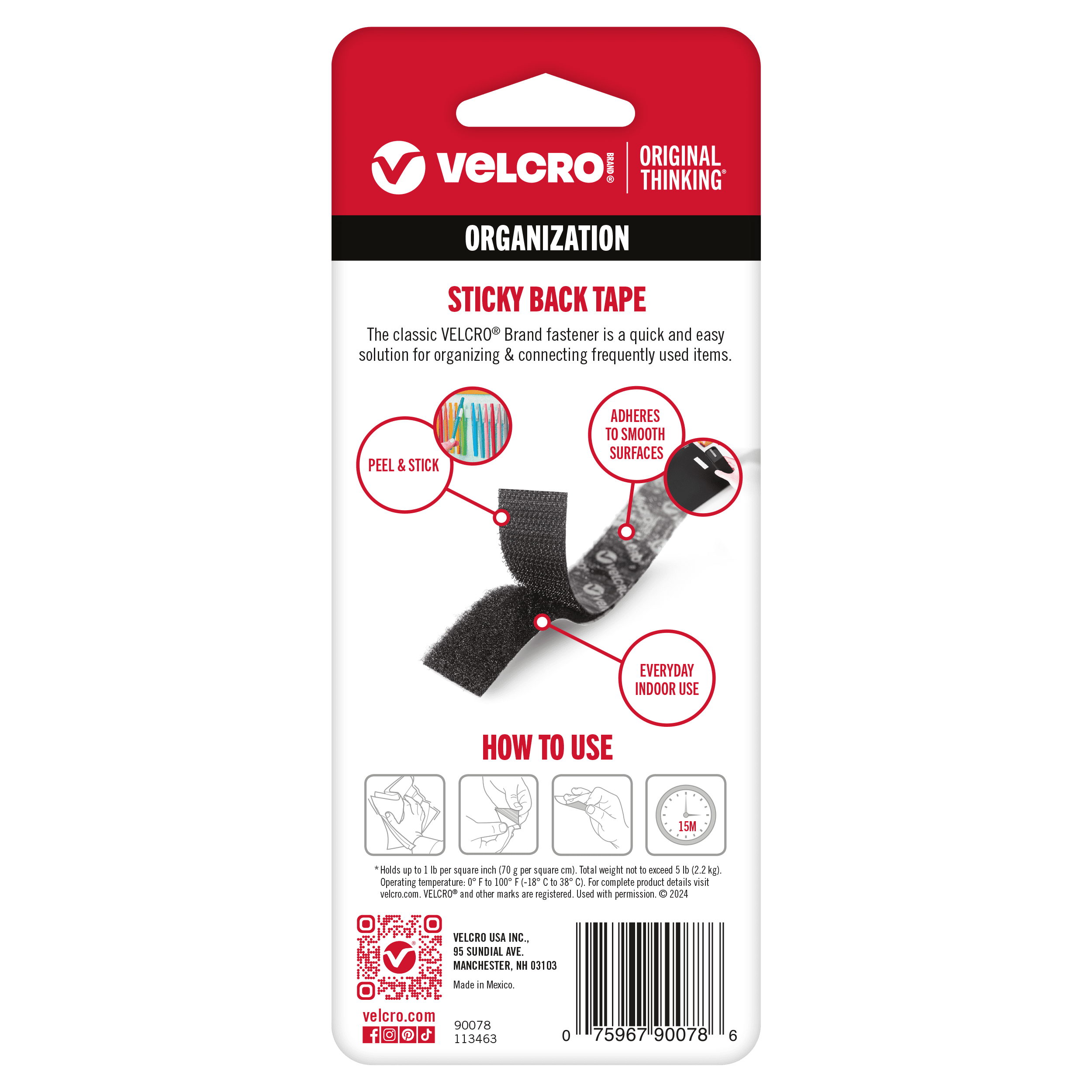 VELCRO<sup>®</sup> Brand Sticky Back Tape