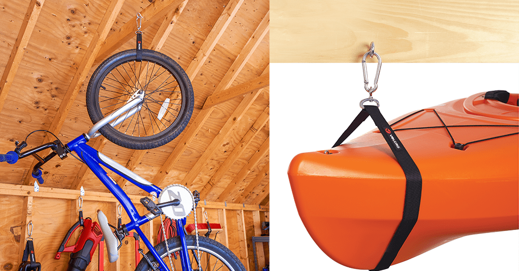 How to organize your garage for summer - bikes and kayaks