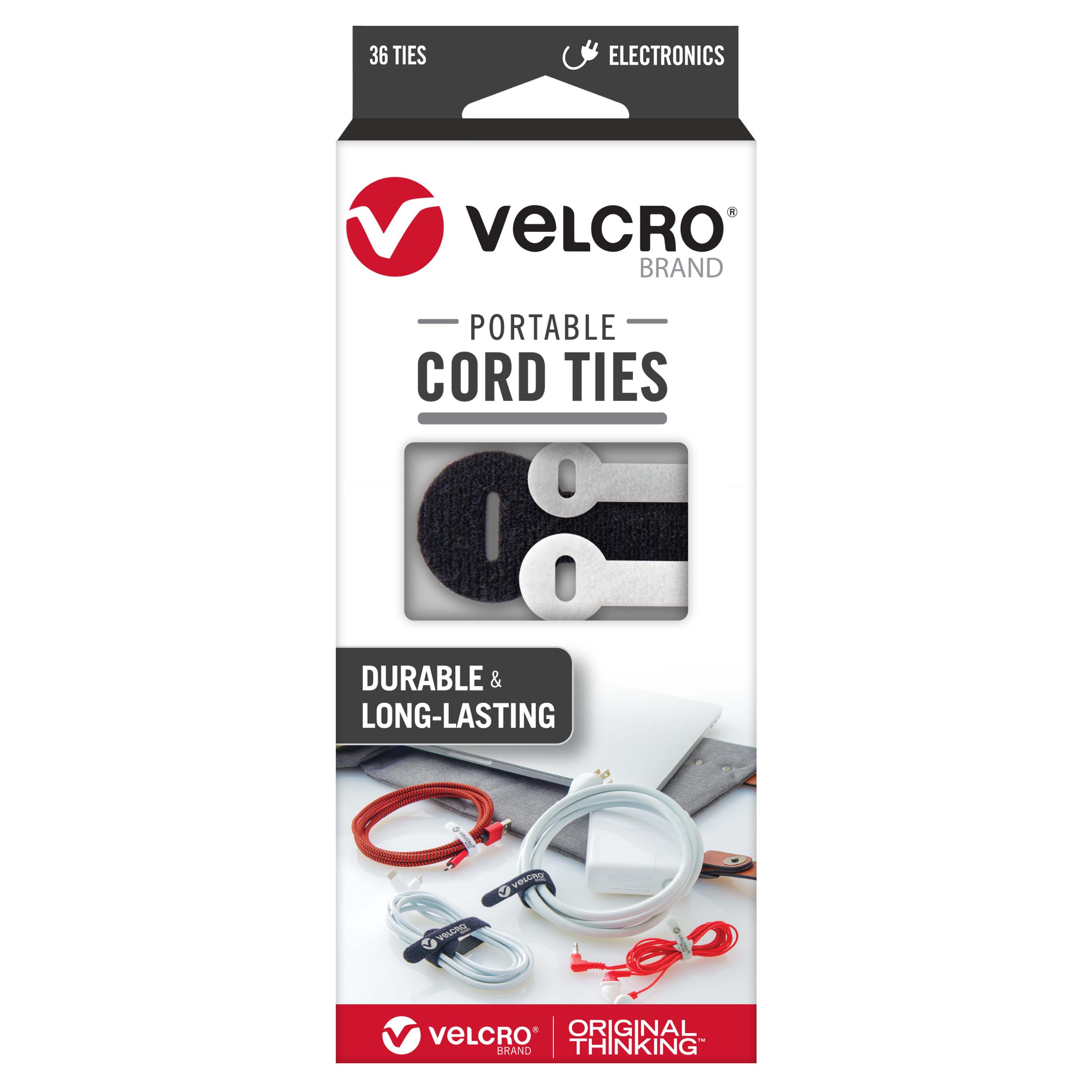 Brand Cord Ties, Three Sizes