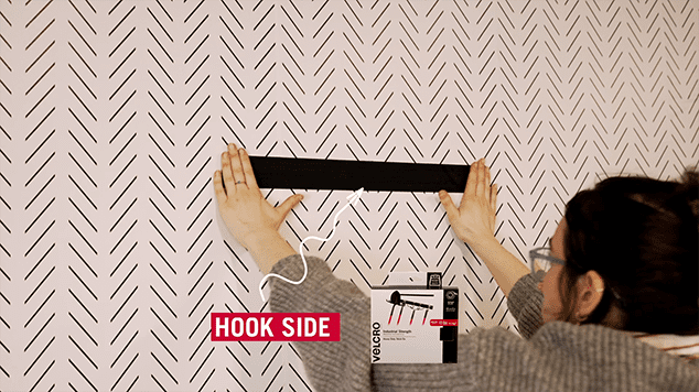 How to hang a rug on the wall - step 6