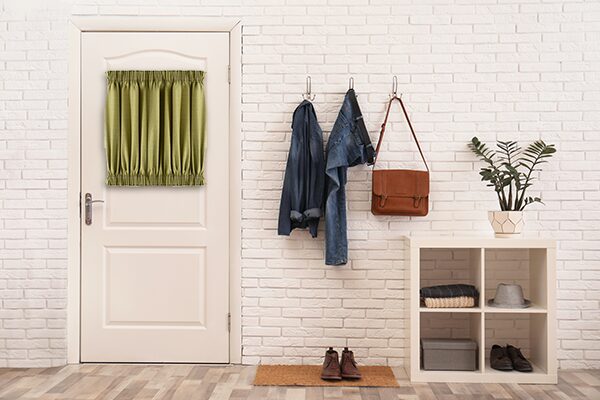 How to hang a curtain without a rod