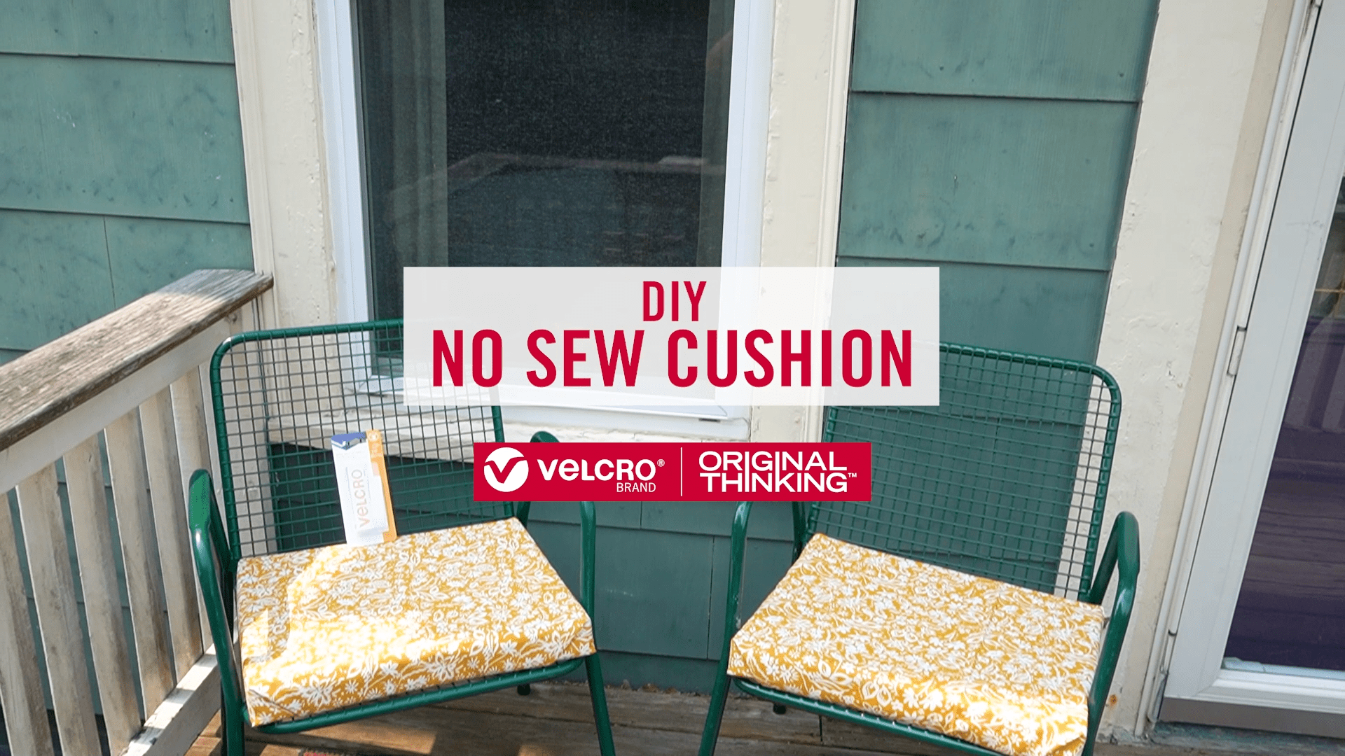 Make an Easy Box Cushion Cover - No Zipper | VELCRO® Brand