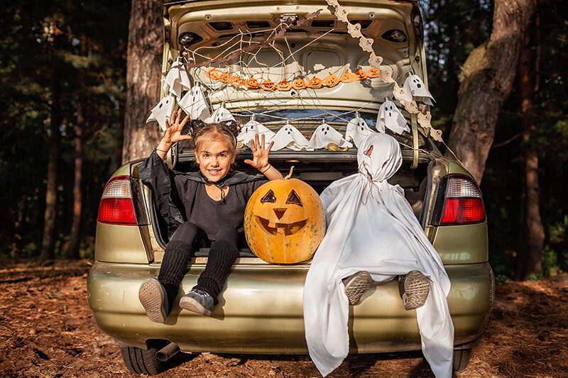 pumpkin toss trunk or treat game