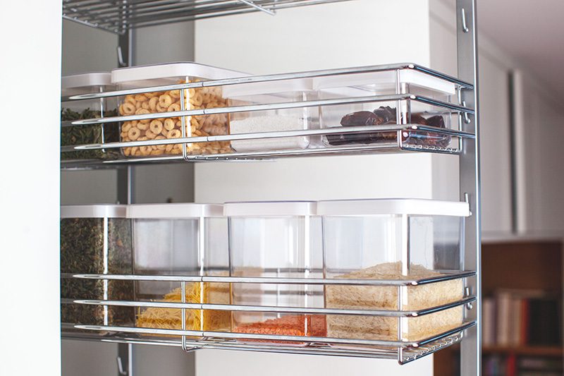Walk-in Pantry Organization Ideas pull out storage