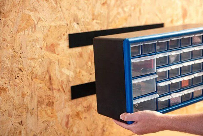 How to Start Organizing A Messy House  hanging tool box organizer