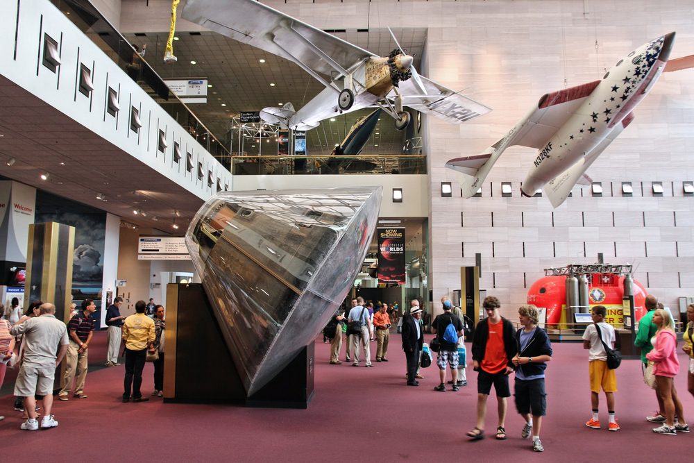 Inside the Smithsonian’s National Air and Space Museum, where VELCRO® Brand products that flew to space now live.
