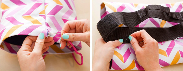 make a custom yoga mat bag