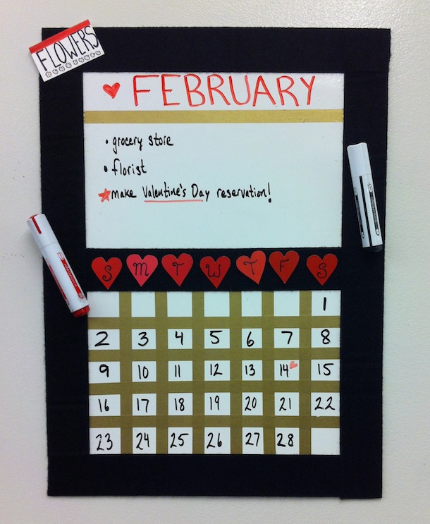 Final DIY Calendar How To